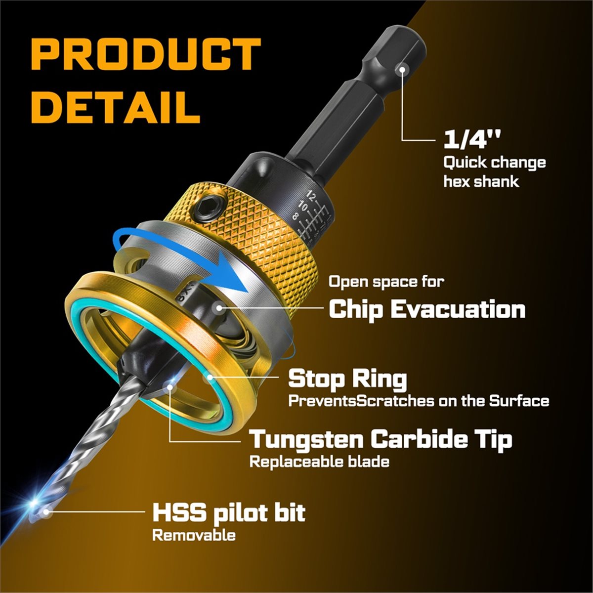Drill Bit Set - 2026 New Countersink Drill Bit Set