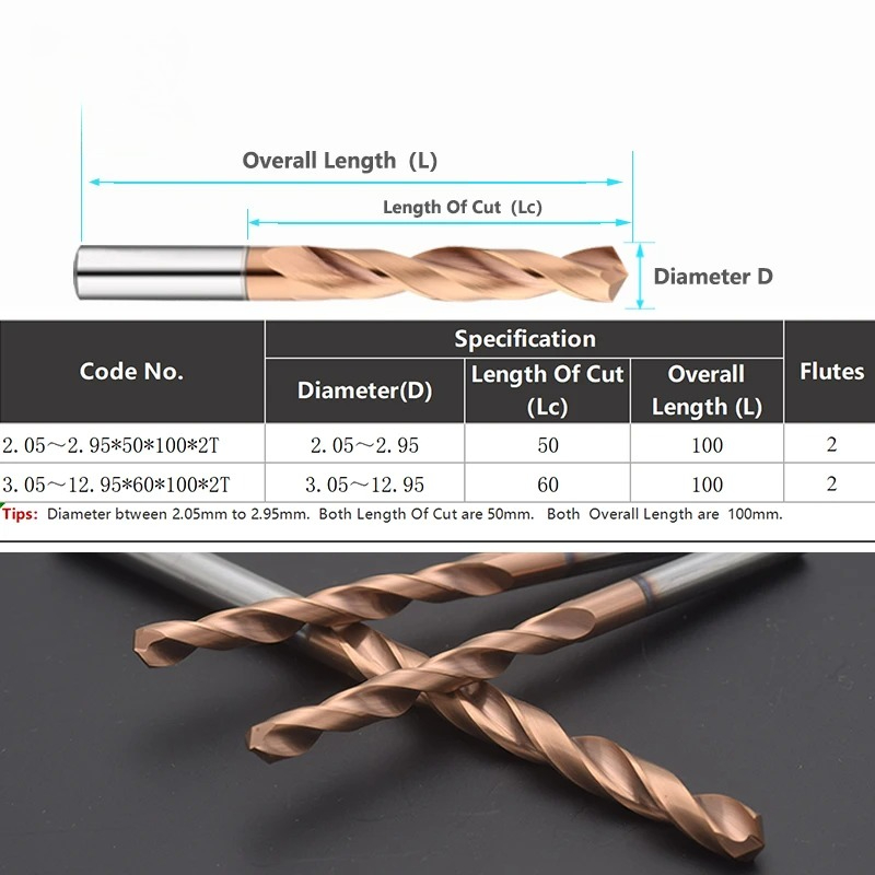 100L Straight Shank Twist Dril - Cnc Bits review and price