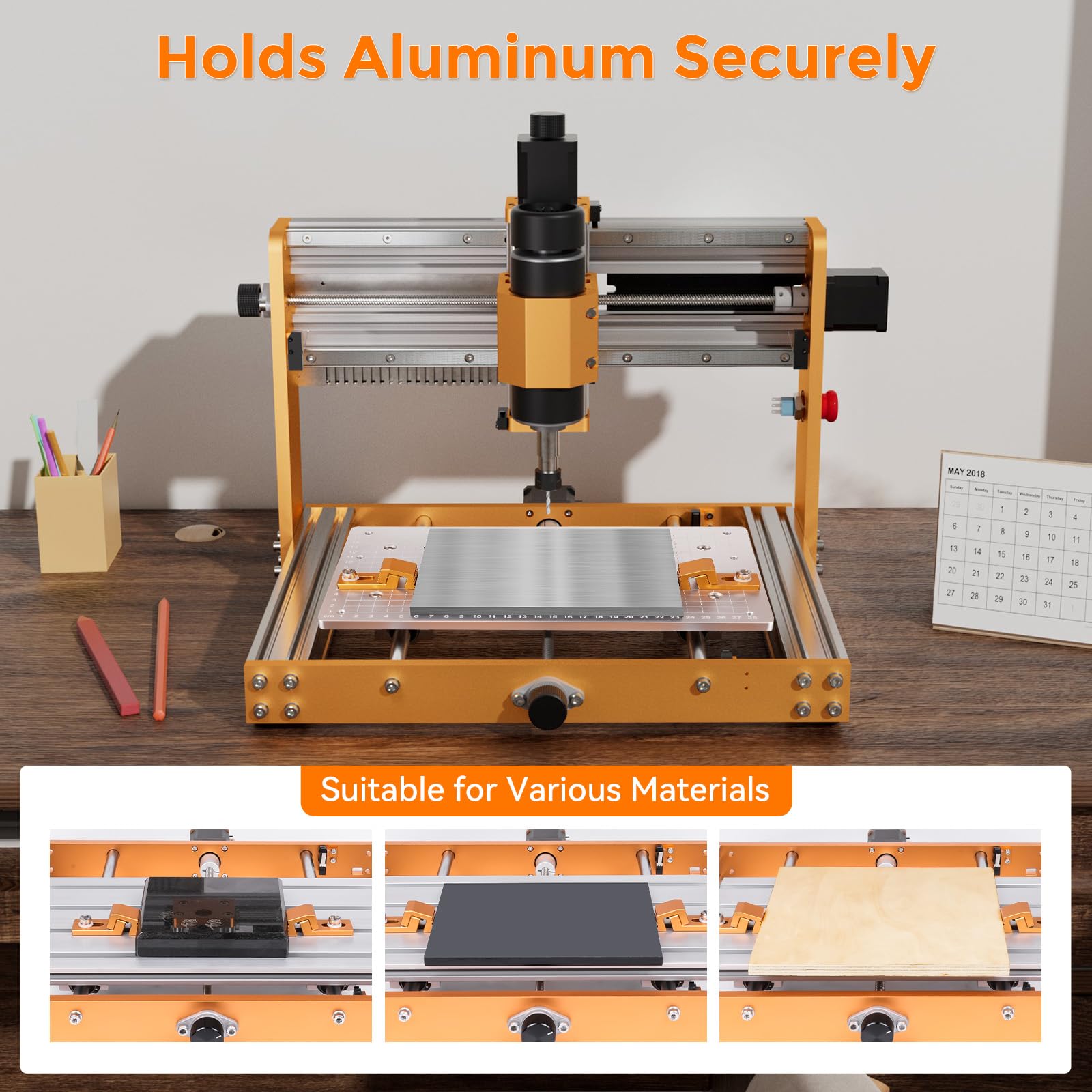 Aluminum Tiger Claw for 3018 C - 3018 Cnc review and price