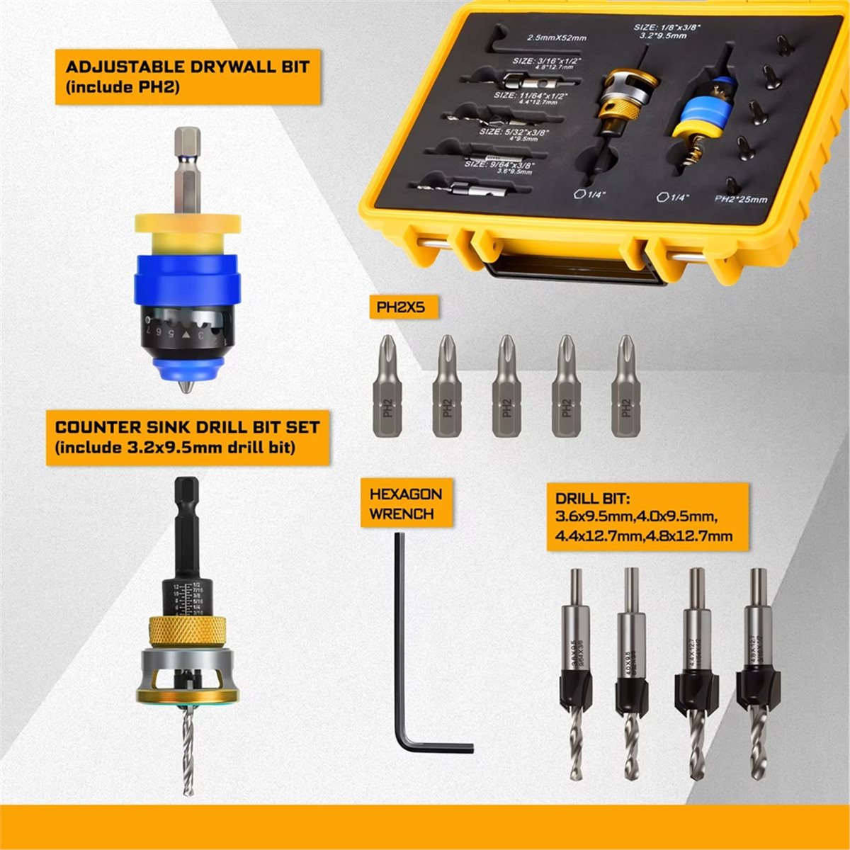 2026 New Countersink Drill Bit - Drill Bit Set review and price
