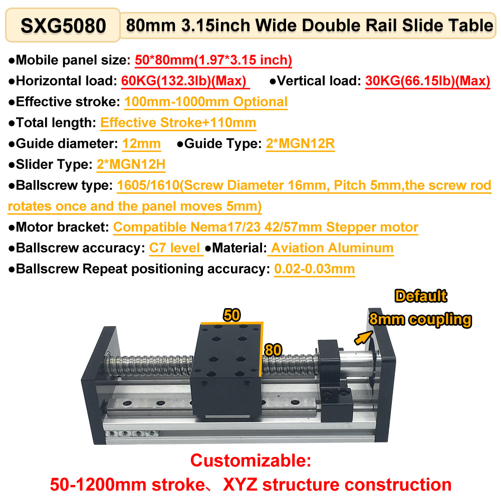 CNC Ball Screw Sliding Table L - Linear Rail review and price