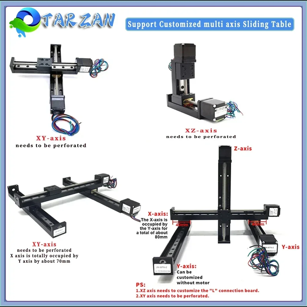 CNC Mini T-type Sliding Table  - Linear Rod 8Mm review and price