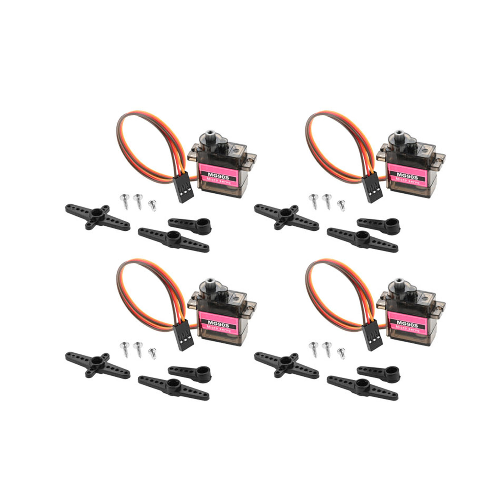 4pcs Micro Servo Metal Gear 90 - Servo 9G review and price